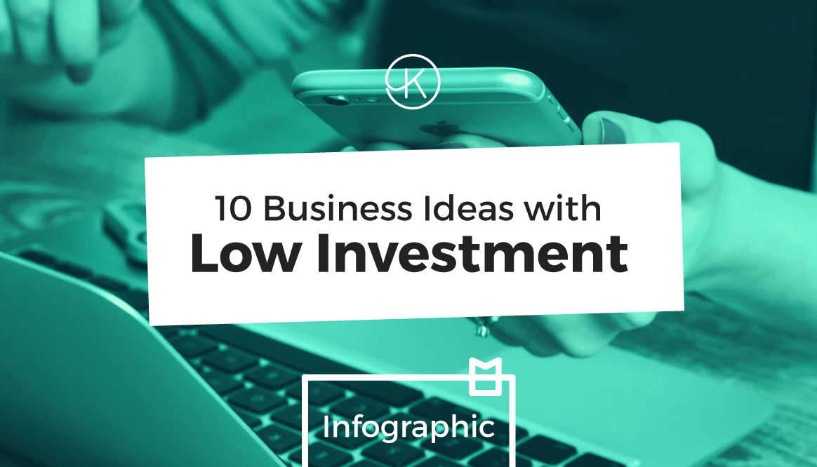 Infographic “10 Business Ideas with Low Investment”