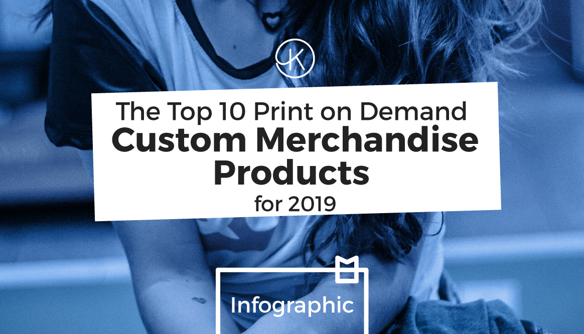 Infographic The Top 10 PrintonDemand Merchandise Products for 2019