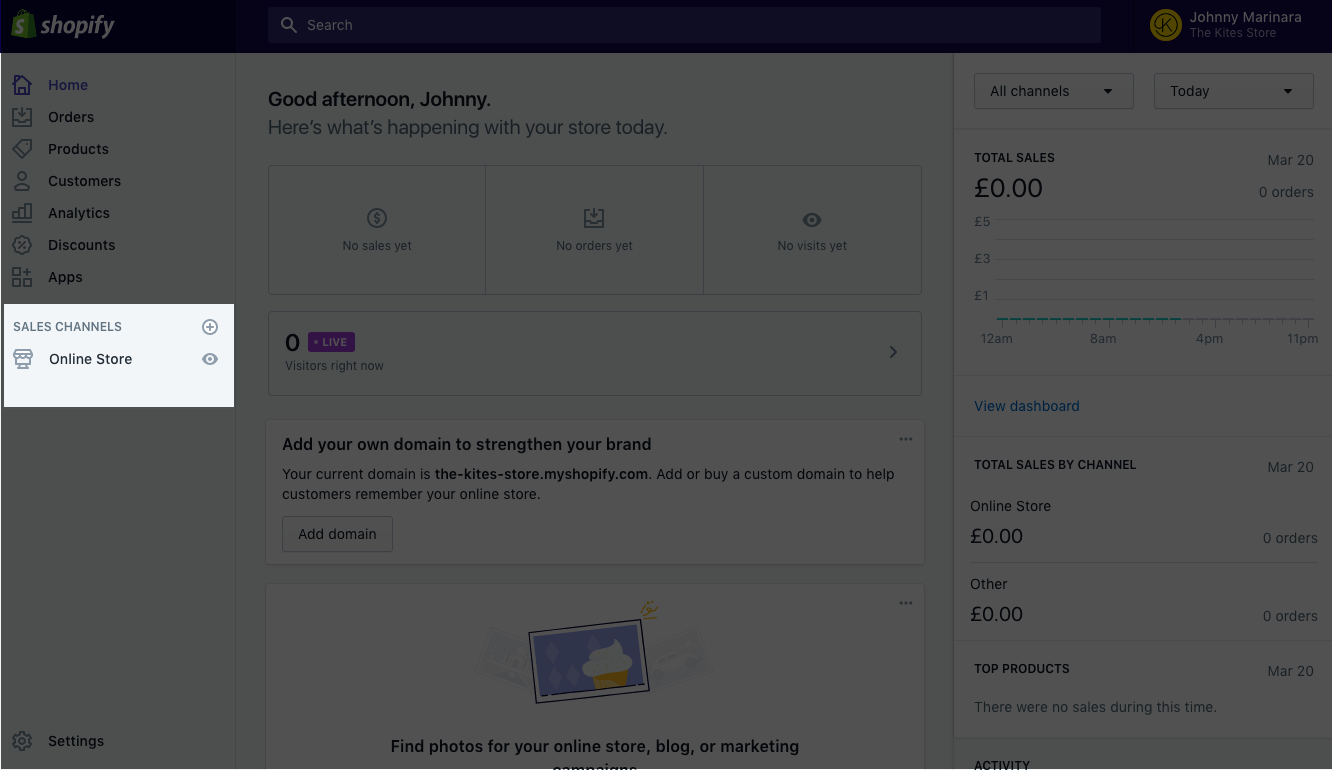 Take full advantage of the available Shopify Sales Channels KITE